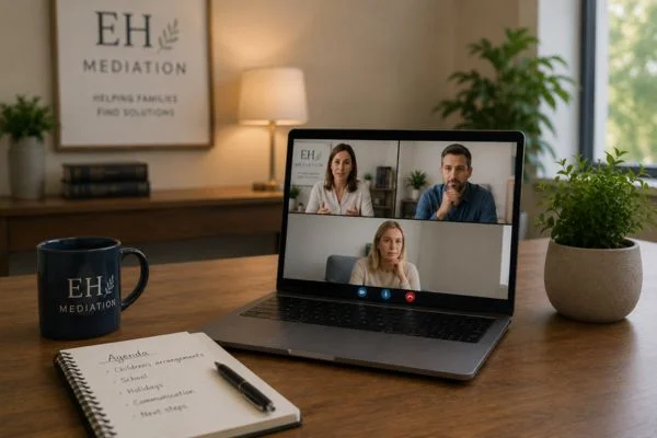 child access mediation Bridgwater online meeting.